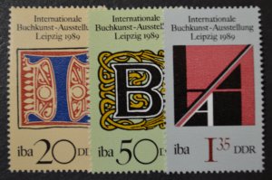 DDR Sc # 2745-47, VF MNH