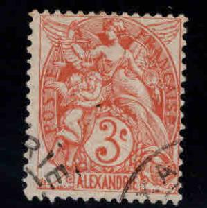 Alexandria Scott 28 Used stamp, nicely centered and corner canceled