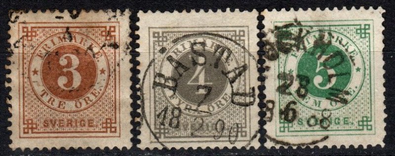 Sweden #41-3  F-VF Used CV $28.00 (X5358)