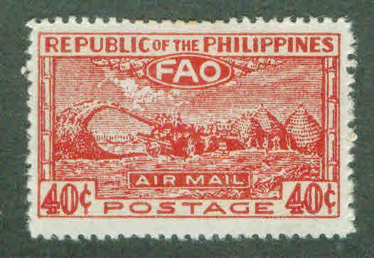 Philippines Scott C67 MH* FAO airmail stamp cv $10