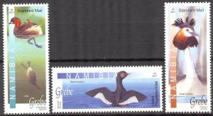 Namibia 2011 Birds Diver Set of 3 MNH **