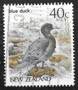 New Zealand #830 40c Native Birds - Blue Duck