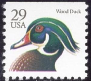 2495 Wood Duck F-VF MNH single stamp from bklt