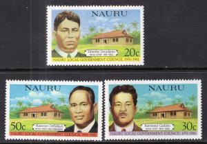 Nauru 224-226 MNH VF