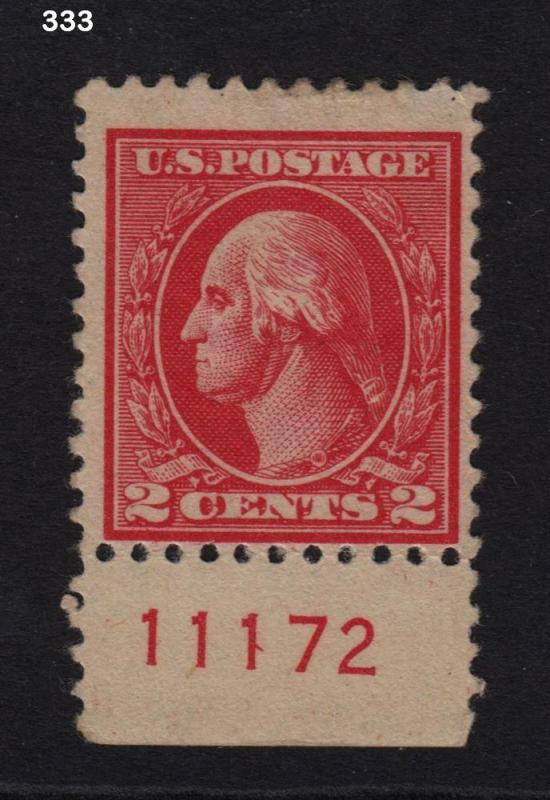 1920 Sc 527 Type V MHR plate number single  Hebert CV $75