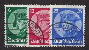 Germany scott #398-400 Used VF