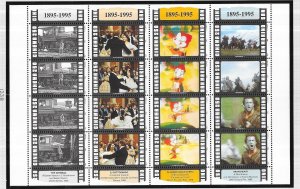 San Marino #1338   250 l Motion Picture  (MNH)  sheet of 16 CV $5.00