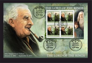 FDC. Cover Cinema. The Lord of the Rings 2023 year 8 covers imperforated MNH**