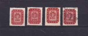 SA22a Hungary 1946 Arms and Post Horn used stamps