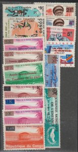 Congo, Democratic SC 601-615 Mint Never Hinged