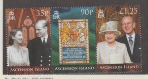 Ascension Island Scott #919 Stamp - Mint NH Strip of 3