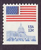 1623 Flag over Capitol mint booklet single