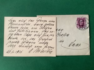 Czechoslovakia 1926 Zatec Saaz Postal Cover & Letter R50483 