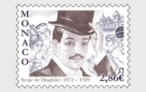 2022 Monaco Serge de Diaghilev Promoter of Russian Art (Scott 3093) MNH