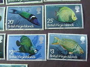 BRITISH VIRGIN ISLANDS # 284-300-MINT/NEVER HINGED-COMPLETE SET--QEII--1975