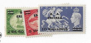 Great Britain Offices in Eritrea Sc #31-33 set of 3 LH VF