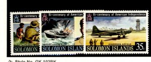 Solomon Islands (British Solomon Islands) #333-335  Multiple