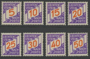 Liechtenstein J13-20 * mint HR (2401 471)
