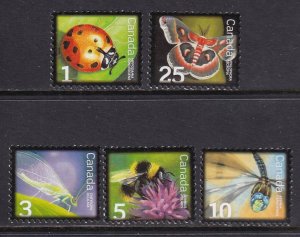 Canada 2234-2238 Insects MNH VF