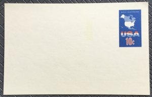 US #UX59 Postal Card USA Map SCV $4.50 L3