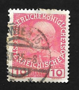 Austria 1908 - U - Scott #115