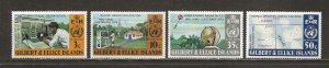 Gilbert & Ellice Islands Scott catalog # 218-221 Mint NH See Desc