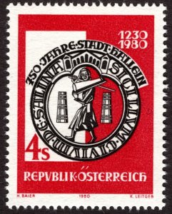 1980, Austria 4Sh, MNH, Sc 1148