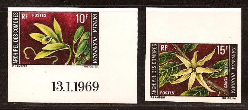 Comoro  Islands   #  80 - 81  Mint  N H