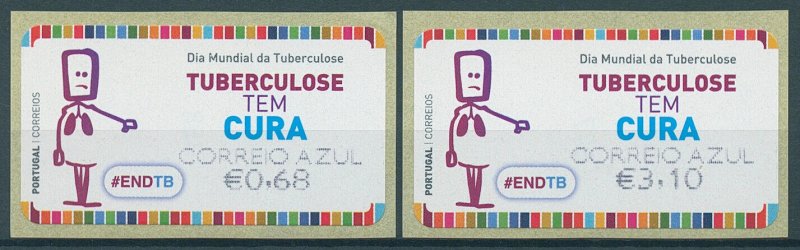 Portugal 2021 MNH Medical Stamps World Tuberculosis Day Sick Correio Azul 2v S/A