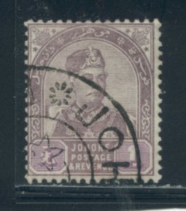 Malaya - Johore 18  Used cgs (1