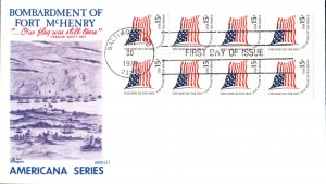#1598 Fort McHenry Flag Bazaar FDC