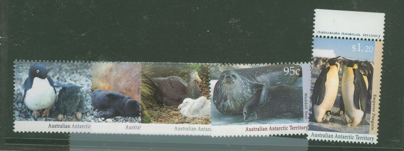 Australian Antarctic Territory #L83-L87 Mint (NH) Single (Wildlife)