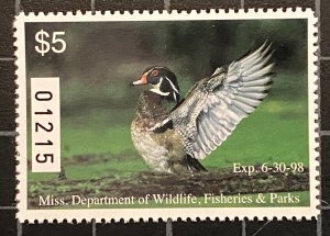 US Stamps - SC# RW MS 23 - Duck Stamp - Unused - SCV $22.50