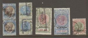 5 Italy Stamps w/Marche per Conti D'Albergo overprint