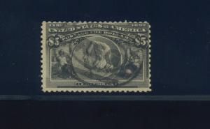 Scott #245 Columbian Used Stamp   (Stock #245-u1) 