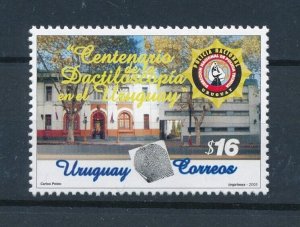 [111186] Uruguay 2005 Dactiloscopia fingerprints national police  MNH