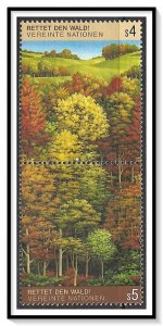 United Nations Vienna #81a Deciduous Forests Pair MNH