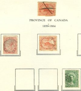 CANADA COLLECTION 1859-1940 mint & used on 25 pages, Scott $5,302.00