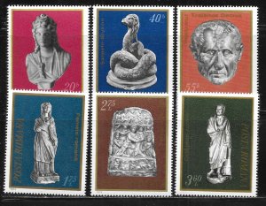 Romania 2519-2524 Archaeological Works set MNH 2024 Scott c.v. $2.60