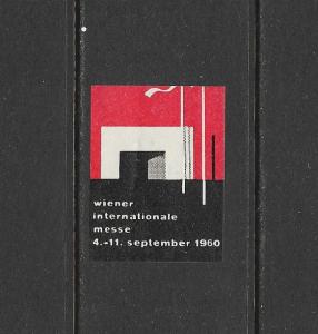 Austria Wiener Messe poster stamp / label