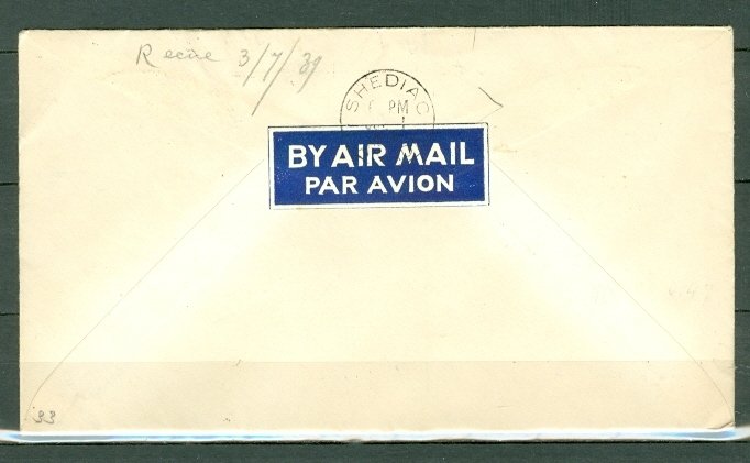IRELAND 1939 FIRST FLIGHT AIRMAIL to CANADA...#70 & #76