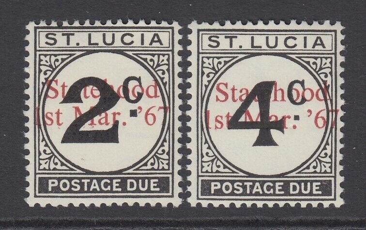 St. Lucia, Scott J12 Footnote (SG D12 Footnote), MNH