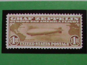 ​CENTRAL AFRICA-1977  ZEPPELIN- STMPS ON STAMPS -CTO S/S-VERY FINE