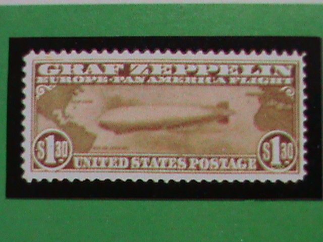 ​CENTRAL AFRICA-1977  ZEPPELIN- STMPS ON STAMPS -CTO S/S-VERY FINE