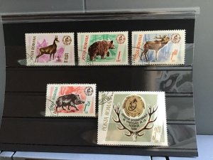 Romania 1965 Hunting stamps set R23331