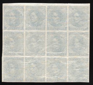 MOMEN: US STAMPS CSA #7 BLOCK OF 12 MINT OG NH LOT #78750