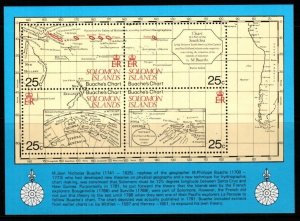 SOLOMON ISLANDS SGMS438 1981 BICENTENARY OF MAURELLES VISIT MNH