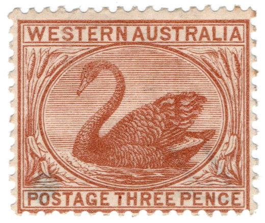 (I.B) Australia Postal : Western Australia 3d (SG 63)