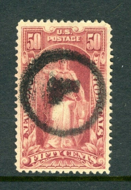 #PR119  50c Newspaper Stamp - USED Circle L Cancel  cv$75.oo