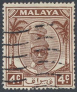 Perak  Malaya  SC#  108 Used  see details & scans